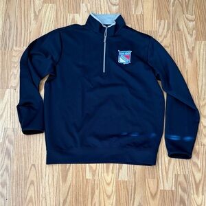 New York Rangers Antigua Quarter Zip